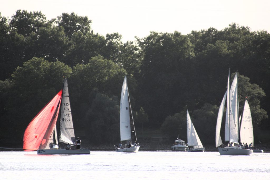 Regattafeld bei der 2. Mittwochsregatta 2026