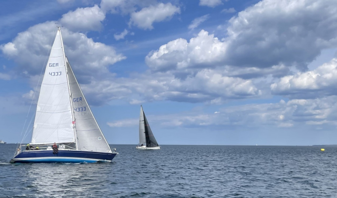 Luffe 40 auf der 1. Wettfahrt der Hessenregatta 2026