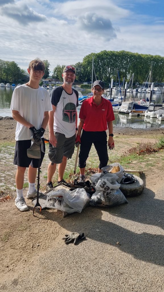Rhine Clean Up 2026 beim Wassersportverein Schierstein 1921.